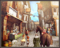 A city street on the road